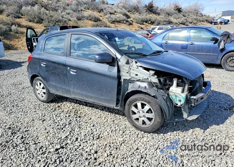 2014 Mitsubishi Mirage Es z USA, uszkodzony, nr VIN ML32A4HJ5EH008116